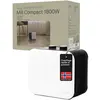 Mill Compact Fan Heater 1800W Black w/alu foot (Blanc, 5-30 m2)