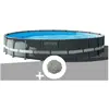 Piscine tubulaire INTEX Ultra XTR Frame ronde 6,10 x 1,22 m - Filtre à...