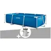 Kit piscine tubulaire rectangulaire Intex 3,00 x 2,00 x 0,75 m + Filtr...