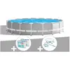 Piscine tubulaire INTEX Prism Frame ronde 5,49 x 1,22 m - Filtre à car...