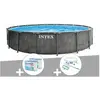Piscine tubulaire INTEX Baltik ronde 5,49 x 1,22 m - Filtre à cartouch...