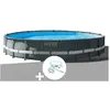 Kit piscine tubulaire Intex Ultra XTR Frame ronde 7,32 x 1,32 m + Kit ...