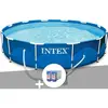 Piscine tubulaire INTEX Metal Frame ronde 3,66m - Filtre à cartouche -...