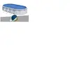 Gre Kit piscine acier blanc Gré Fidji ovale 6,34 x 3,99 x 1,22 m + Bà...