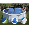 GRE Kit piscine acier Bora Bora ronde 3,20 x 1,22 m Blanc
