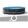 Piscine tubulaire Intex Ultra XTR Frame ronde 4,88 x 1,22 m + 20 kg de...
