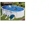 Gre Kit piscine acier blanc Gré Atlantis ovale 6,34 x 3,99 x 1,32 m +...