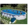 GRE Piscine acier blanc Gré Atlantis ovale 10,20 x 5,75 x 1,32 m - Fil...