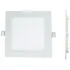 EUROPALAMP Spot Encastrable LED Carre Extra-Plat 6W - Blanc Chaud 3000K