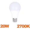 Ampoule LED E27 20W 2700K Blanc Chaud Haute Luminosité