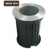 Europalamp - Spot Encastrable de Sol Rond Inox 304 Exterieur IP65 GU10