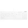 CHERRY AK-C8112 clavier Médical USB AZERTY Français Blanc