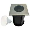 EUROPALAMP Spot Encastrable de Sol Carré Inox 304 Exterieur IP65 + Amp...