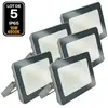 Europalamp - 5 Projecteurs led 10W ProLine 4000K Haute Luminosité