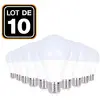 Europalamp - 10 Ampoules led E27 20W 3000K Blanc Chaud Haute Luminosité