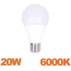 EUROPALAMP Ampoule Led E27 20w 6000k Blanc Froid Haute Luminosité