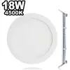 Europalamp - Spot Encastrable led 18W Rond Extra-Plat Blanc Neutre 4500K
