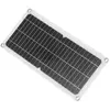 Dilwe Chargeur de panneau solaire 10W 12V USB sortie panneau solaire c...