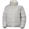 Veste Helly Hansen Yu 23 Reversible Puffer blanc crème gris femme - L