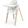 Chaise évolutive bébé Steps  Blanc / Bois clair
