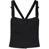 NORRONA Bib zippé flex 1 femme M -  7718_CAVIAR
