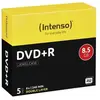 Intenso - 5 x DVD+R DL - 8.5 Go 8x - boîtier CD