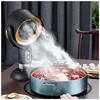 Hotte de Cuisine Portable - VVIKIZY - Or Noir - Batterie 3000mAh - Démontable - Économie d'Espace