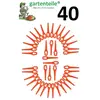gartenteile 40 lames de rechange pour tondeuse à gazon à batterie Florabest FAT18B2 - lidl 95940