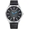Mathey-Tissot - Montre Femme Quartz Swiss Made RONDA 505h6 en Cuir Noi...