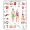 Puzzle Cadre - Nuestro Cuerpo (en Espagnol) 35 Pièces  Larsen