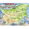 Puzzle Cadre - Carte de la Bulgarie (en Bulgare) 75 Pièces  Larsen