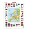 Puzzle Cadre - Europe (en Russe) 70 Pièces  Larsen