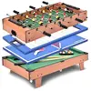 Hobby Tech Table multi-jeux 4 en 1 : baby-foot - billard - ping-pong - hockey