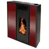INTERSTOVES Poêle à granules TESSA 10 Etanche Concentrique - Bordeaux