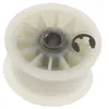 Poulie de tension pour Bauknecht, Whirlpool, Ikea - 484000008521