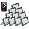 Europalamp - 10 Projecteurs led 50W Proline Blanc neutre 4000K Haute