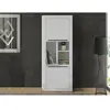 Vente-Unique Bibliothèque avec 2 portes et 3 niches - Blanc - EVAN