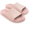 melissa Femme Fluffy Sandale Plate, Rose, 37 EU