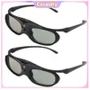 Cocosity Lunettes 3D DLP Link 144Hz 2 pièces