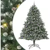 Arbre de Noël artificiel avec 300 LED avec support Vert 240 cm