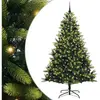 Arbre de Noël artificiel en silicone flexible 300 LEDs 240 cm