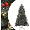 Arbre de Noël artificiel vert 150 cm PVC, plastique et acier