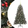 Arbre de Noël artificiel vert 150 cm PVC, plastique et acier