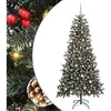 Arbre de Noël artificiel vert 240 cm PVC, plastique et acier