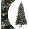 Arbre de Noël artificiel vert 240 cm PVC, plastique et acier