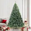 Sapin de Noël artificiel moderne pliant neige floquée blanc