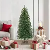 Arbre de Noël artificiel vert 150 cm PVC, PE et acier
