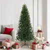 Arbre de Noël artificiel vert 180 cm PVC, PE et acier