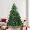 Arbre de Noël artificiel pliable Vert 210 cm PVC, acier