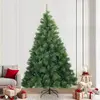 Arbre de Noël artificiel pliable Vert 240 cm PVC, acier